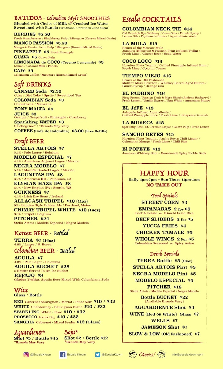 Escala K-town Menu - Image 4