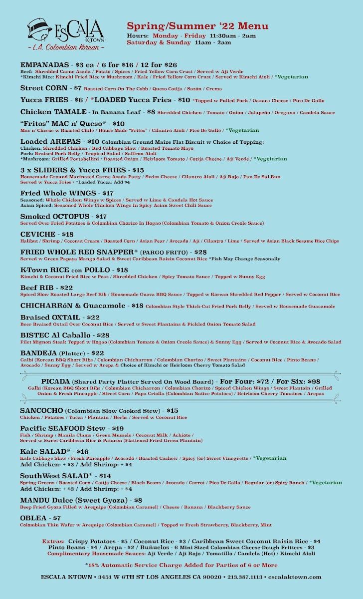 Escala K-town Menu - Image 5